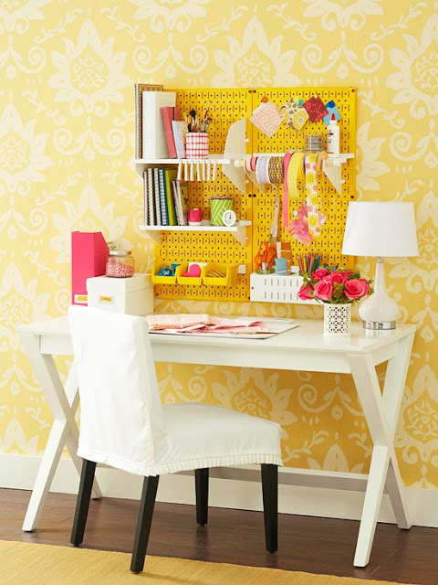 Pegboard Organizer for Desk