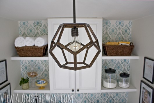 View Along the Way | DIY Dodecahedron Pendant Light