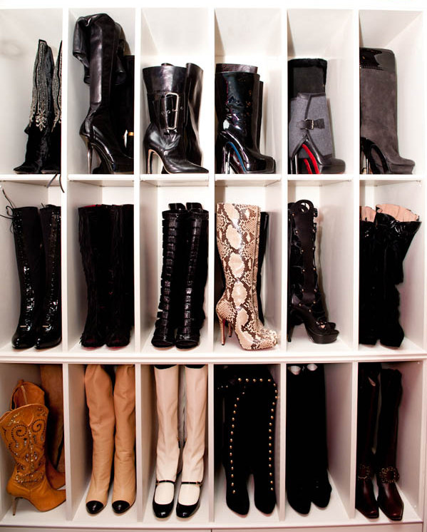 boot closet shelf