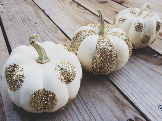 DIY Pumpkins - Glitter Pumpkins