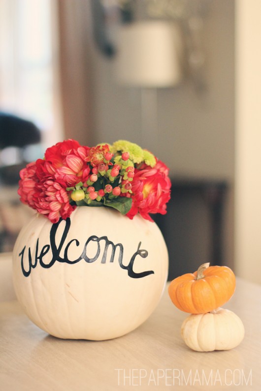 DIY Pumpkins - Greeting Pumpkin