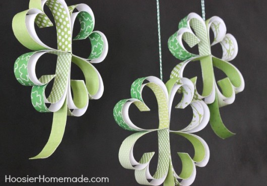 Paper Shamrocks