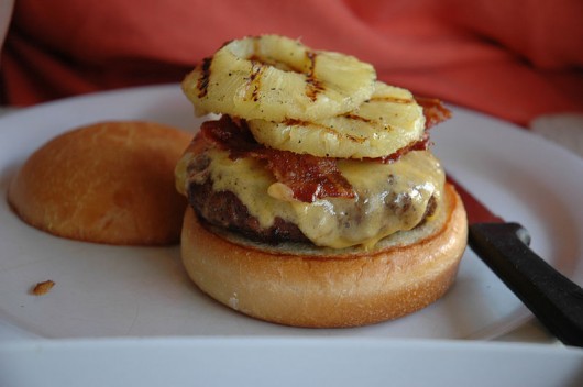 Pineapple Bacon Cheeseburger Pineapple Bacon Cheeseburger
