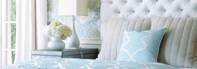 house of turquoise blue bedroom