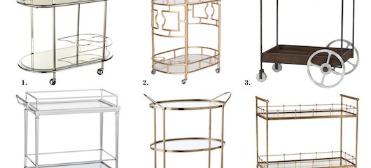 Bar Cart Collage