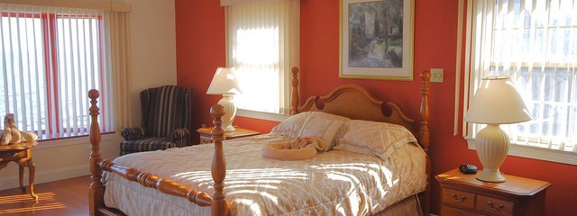 master bedroom potomac river retreat